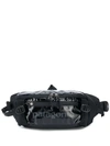 Patagonia Logo Print Belt Bag In Black