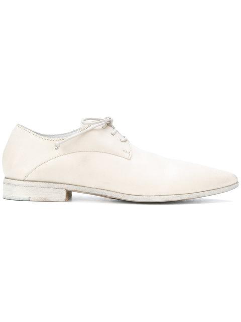 Marsèll Pointed Toe Derbys In White | ModeSens