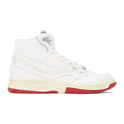 Li-ning White 937 Deluxe Hi Sneakers In 白色