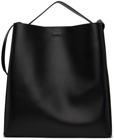 Aesther Ekme Sac Smooth Leather Tote Bag In Black