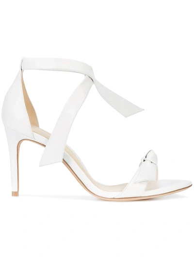 Alexandre Birman Clarita Ankle Tie Sandal In White