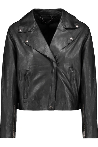 Muubaa Leather Biker Jacket