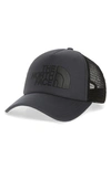 The North Face Logo Trucker Hat In Asphalt2