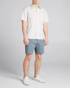 Vince Griffith Lightweight Slim Fit Chino Shorts In Palisades Blue