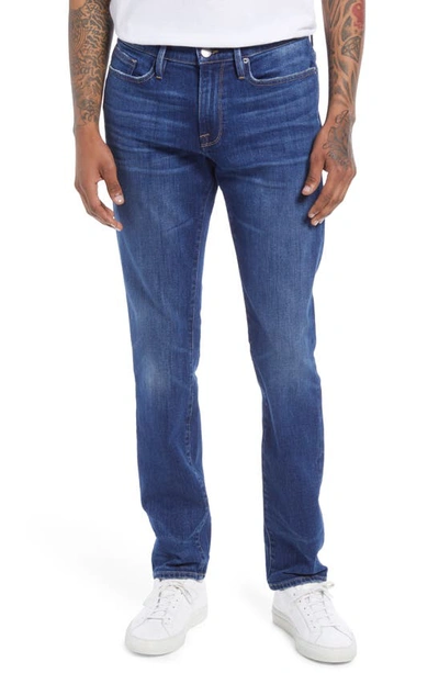 Frame Mens Fairhope L'homme Athletic Tapered-leg Stretch-denim Jeans 33 In Jenson