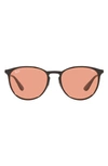 Ray Ban 54mm Round Sunglasses In Pink