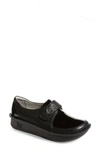 Alegria Dixie Platform Loafer In Black Leather