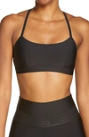 Alo Yoga Airlift Intrigue Low-impact Sports Bra In Black