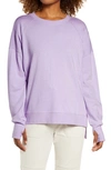 Sweaty Betty After Class Sweatshirt In Aster Purple