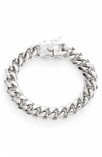 Shymi Tori Cuban Chain Bracelet In Silver