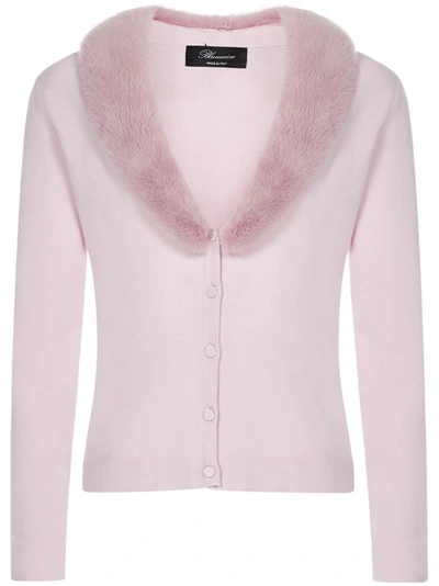 Blumarine Cardigan In Pink