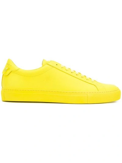 Givenchy Urban Street Lace-up Sneakers In Giallo