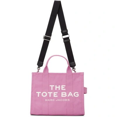 Marc Jacobs Pink 'the Small Traveler' Tote In 957 Cyclamen