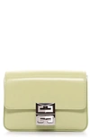 Givenchy Mini 4g Leather Crossbody Bag In Avocado Green