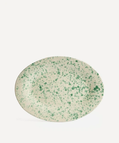 Hot Pottery Irregular Serving Platter Pistachio