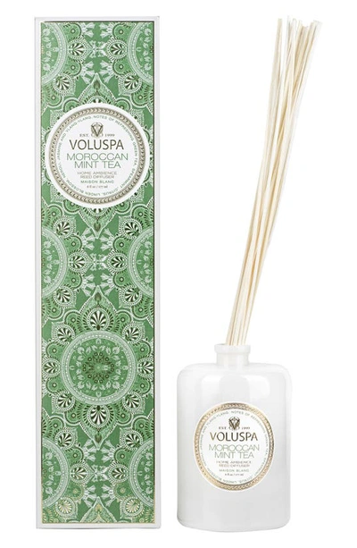 Voluspa Moroccan Mint Tea Home Ambience Reed Diffuser In Moraccan Mint