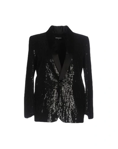 Dsquared2 Suit Jackets In Black