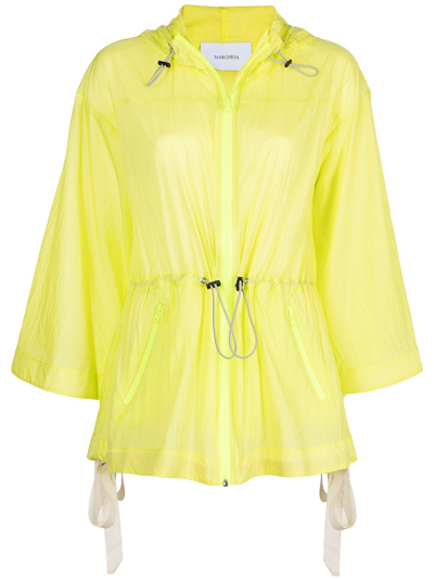 Marchesa Naomi Jacket In Neon Yellow