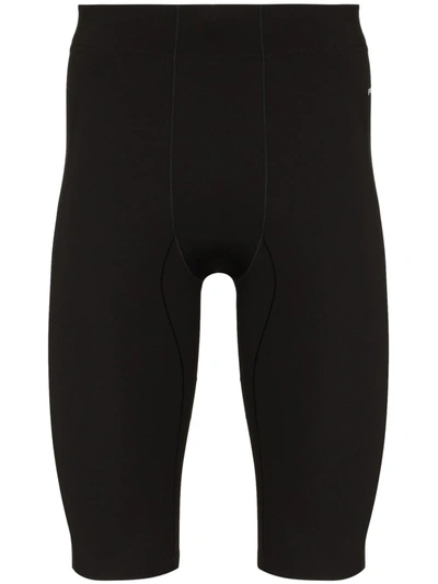 Pressio High-waisted Comn Shorts In Black