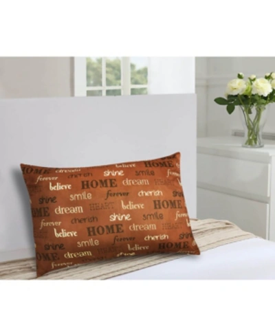 Harper Lane Inspire Bed Pillow, 18 X 36 In Burgundy