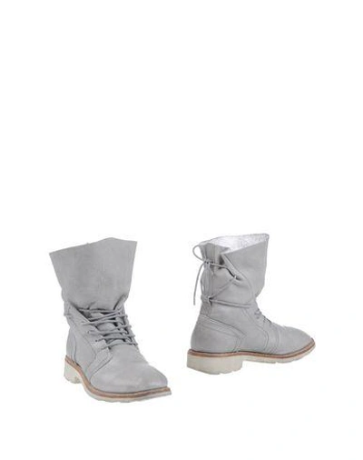 Bikkembergs Ankle Boot In Light Grey