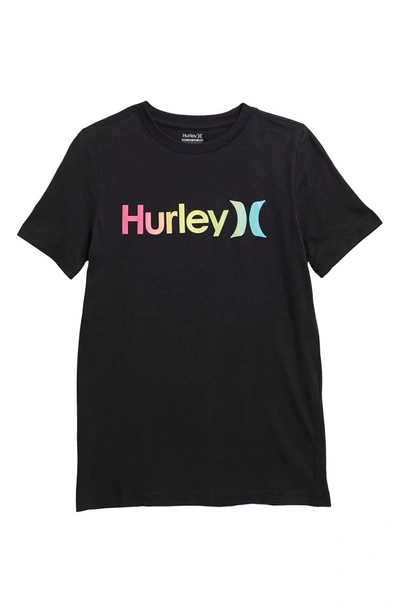 Hurley Kids' 'one And Only' Graphic T-shirt In Black