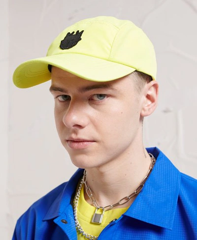 Superdry Energy Five Panel Cap In Yellow