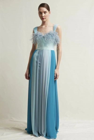 Stefano De Lellis Gioia Sleeveless Georgette Gown