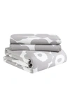 Marimekko Unikko 200 Thread Count Comforter & Sham Set In Grey