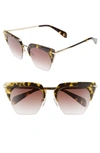 Rag & Bone 51mm Cat Eye Sunglasses In 02ik-ha