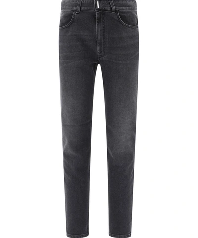Givenchy Washed Out Jeans In Grey