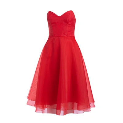 Elisabetta Franchi Women's Ab00711e2620 Red Polyester Dress