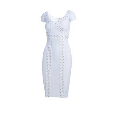 Elisabetta Franchi Women's Am72s11e2360 White Viscose Dress