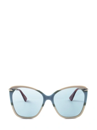 Gucci Eyewear Butterfly Frame Sunglasses In Multi