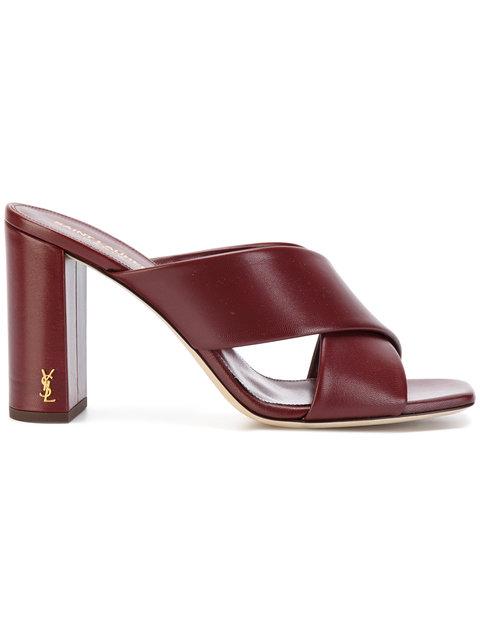 lou lou block heel mule