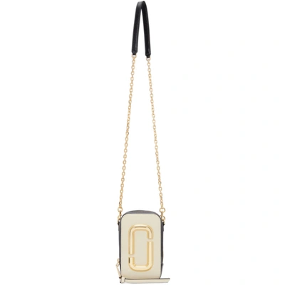 Marc Jacobs Womens New Cloud White Multi The Hot Shot Leather Cross-body Bag