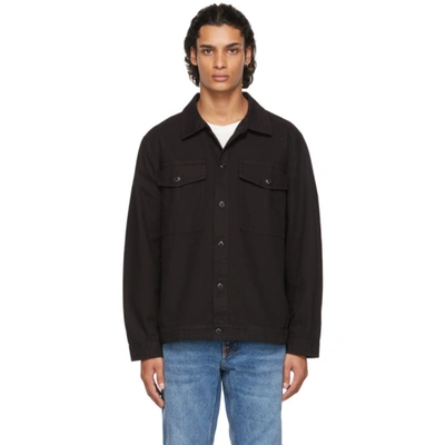 Nudie Jeans Jeans Colin Canvas Overshirt - Black