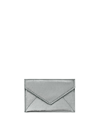 Graphic Image Mini Envelope Card Case In Grey