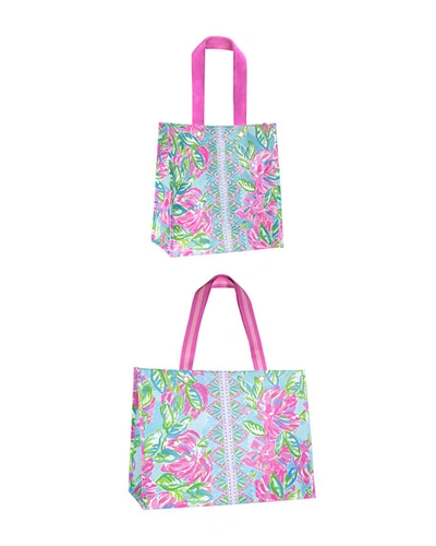 Lilly Pulitzer Totally Blossom Market Tote Set