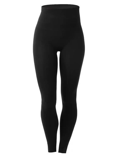 Belly Bandit Mother Tucker&reg; Shaping Moto Leggings In Black