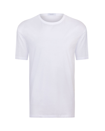 Stefano Ricci Men's Solid Cotton Crewneck T-shirt In White