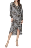 Emilia George Maternity The Selina Printed High-low Dress In Queen Leopard