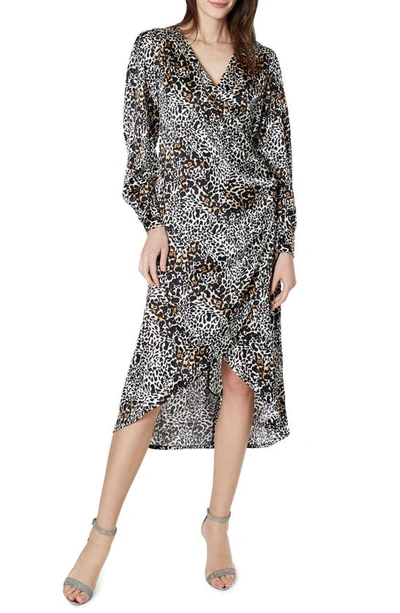 Emilia George Maternity The Selina Printed High-low Dress In Queen Leopard