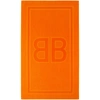 Balenciaga Logo-jacquard Cotton-terry Towel In Orange