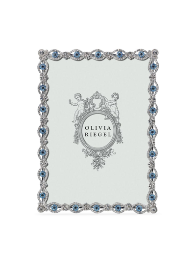Olivia Riegel Evil Eye Picture Frame In Silver