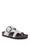 White Mountain Heartfelt Women's Footbed Sandals Women's Shoes In White/leather