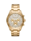 Michael Kors Layton Gold-tone Chronograph Stainless Steel Watch