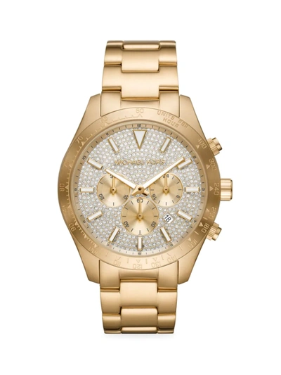 Michael Kors Layton Gold-tone Chronograph Stainless Steel Watch