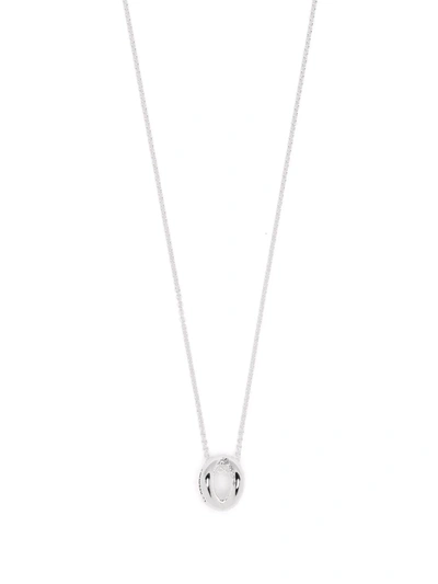 Le Gramme Sterling Silver Entrelacs Pendant Necklace