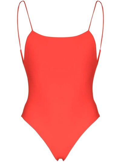 Jade Swim Trophy One-piece Swimsuit In Red